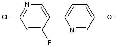 2,3'-Bipyridin]-5-ol, 6'-chloro-4'-fluoro- 结构式