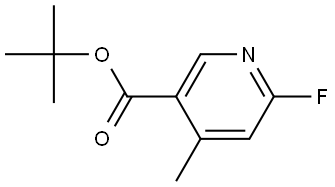 tert-butyl 6-fluoro-4-methylnicotinate Structure