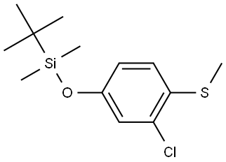 tert-butyl(3-chloro-4-(methylthio)phenoxy)dimethylsilane|
