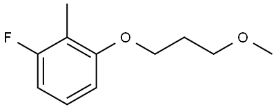 1-fluoro-3-(3-methoxypropoxy)-2-methylbenzene Structure