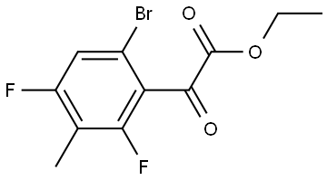 2918843-44-2 ethyl 2-(6-bromo-2,4-difluoro-3-methylphenyl)-2-oxoacetate