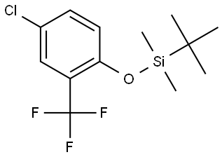 tert-butyl(4-chloro-2-(trifluoromethyl)phenoxy)dimethylsilane Structure