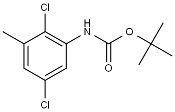tert-butyl (2,5-dichloro-3-methylphenyl)carbamate Struktur