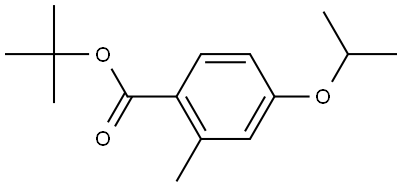 Tert-butyl 4-isopropoxy-2-methylbenzoate Structure