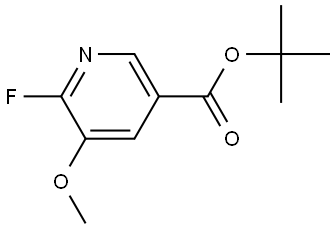 tert-butyl 6-fluoro-5-methoxynicotinate Structure