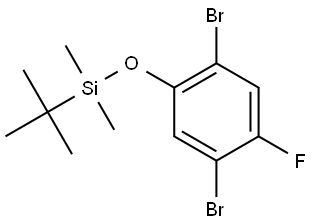 tert-butyl(2,5-dibromo-4-fluorophenoxy)dimethylsilane|
