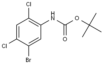 Tert-butyl (5-bromo-2,4-dichlorophenyl)carbamate Structure