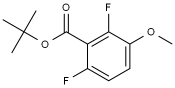 Tert-butyl 2,6-difluoro-3-methoxybenzoate Structure