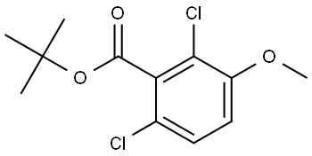 Tert-butyl 2,6-dichloro-3-methoxybenzoate 结构式