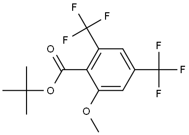 tert-butyl 2-methoxy-4,6-bis(trifluoromethyl)benzoate,2918952-14-2,结构式