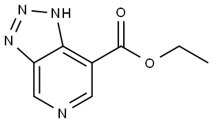 ethyl 3H-[1,2,3]triazolo[4,5-c]pyridine-7-carboxylate 化学構造式