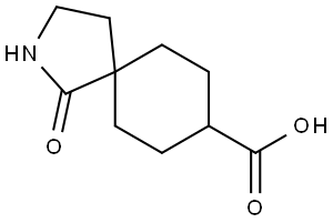 1-oxo-2-azaspiro[4.5]decane-8-carboxylic acid Structure