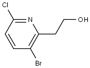 2-(3-bromo-6-chloropyridin-2-yl)ethanol 结构式