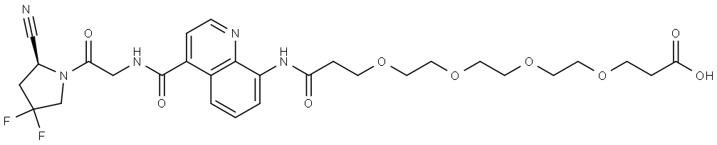 BIS-PEG4-ACID-ONCOFAP 结构式