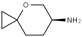 (S)-4-oxaspiro[2.5]octan-6-amine 结构式