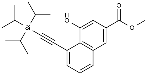 2922503-16-8 4-羟基-5-((三异丙基甲硅烷基(乙炔基)-2-萘甲酸甲酯