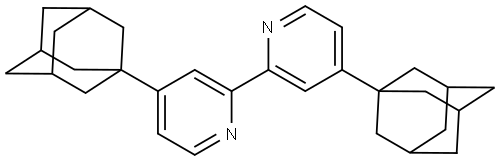 4,4'-Di(adamantan-1-yl)-2,2'-bipyridine Struktur
