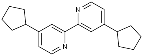 4,4'-Dicyclopentyl-2,2'-bipyridine Struktur