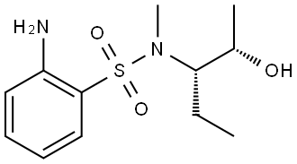rel-2-amino-N-((2R,3R)-2-hydroxypentan-3-yl)-N-methylbenzenesulfonamide,2923857-07-0,结构式