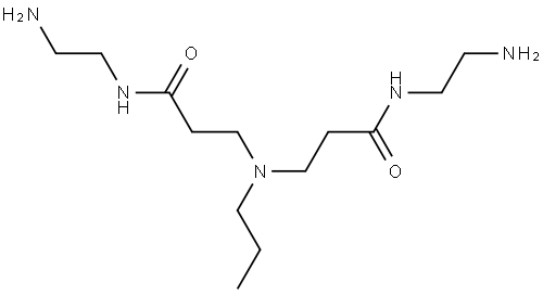 3,3'-(Propylimino)bis[N-(2-aminoethyl)propanamide 结构式