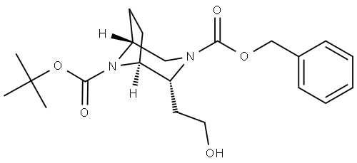 2940856-47-1 O3-benzyl O8-tert-butyl endo-2-(2-hydroxyethyl)-3,8-diazabicyclo[3.2.1]octane-3,8-dicarboxylate