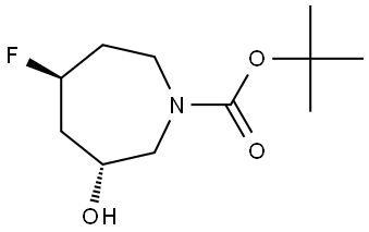 tert-butyl (3R,5S)-5-fluoro-3-hydroxy-azepane-1-carboxylate|