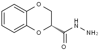 (3R)-2,3-dihydro-1,4-benzodioxine-3-carbohydrazide Struktur
