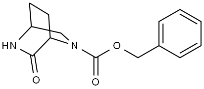 benzyl 6-oxo-2,5-diazabicyclo[2.2.2]octane-2-carboxylate Struktur
