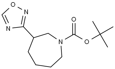 tert-butyl 3-(1,2,4-oxadiazol-3-yl)azepane-1-carboxylate Structure