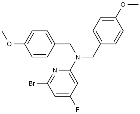 6-bromo-4-fluoro-N,N-bis[(4-methoxyphenyl)methyl]pyridin-2-amine|