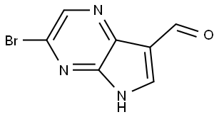 2940951-62-0 3-bromo-5H-pyrrolo[2,3-b]pyrazine-7-carbaldehyde
