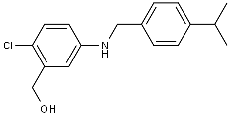 2-chloro-5-[(4-isopropylphenyl)methylamino]phenyl]methanol|