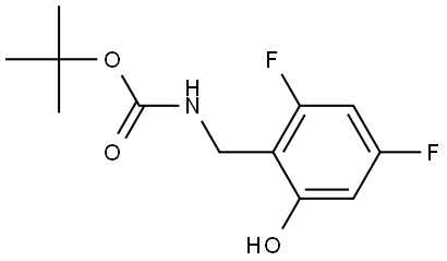 tert-butyl N-[(2,4-difluoro-6-hydroxy-phenyl)methyl]carbamate,2940959-32-8,结构式