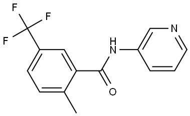 Benzamide, 2-methyl-N-3-pyridinyl-5-(trifluoromethyl)- 结构式