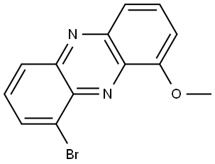 Phenazine, 1-bromo-9-methoxy- Structure