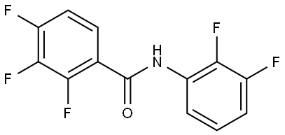 Benzamide, N-(2,3-difluorophenyl)-2,3,4-trifluoro- 结构式