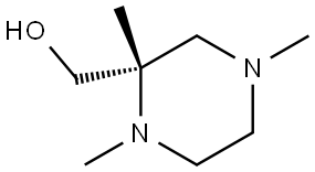 (2S)-1,2,4-trimethylpiperazin-2-yl]methanol Structure