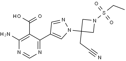 Baricitinib Impurity 34 Struktur