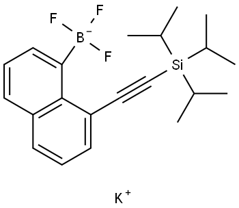 triisopropyl(((8-potassium trifluoroborate-2-yl)naphthalene-1-yl)ethynyl)silane|
