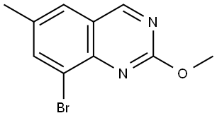 Quinazoline, 8-bromo-2-methoxy-6-methyl- Structure