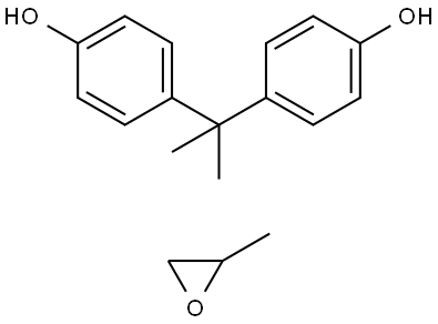 4,4'-(1-methylethylidene)bis-pheno polymer with methyloxirane|4,4'-(1-甲基亚乙基)双苯酚与甲基环氧乙烷的聚合物