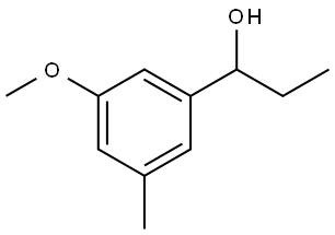 1-(3-methoxy-5-methylphenyl)propan-1-ol,2969442-67-7,结构式