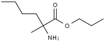 propyl 2-amino-2-methylhexanoate Struktur