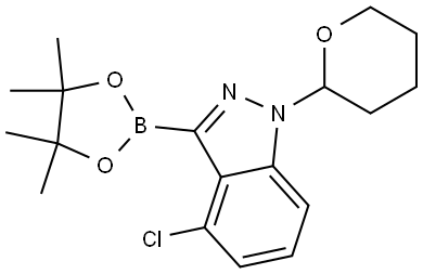 2982775-37-9 4-氯-1-(四氢-2H-吡喃-2-基)-3-(4,4,5,5-四甲基-1,3,2-二噁硼烷-2-基)-1H-吲唑