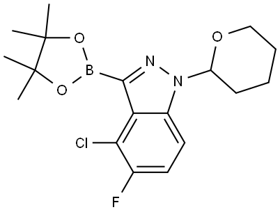 2982775-38-0 4-氯-5-氟-1-(四氢-2H-吡喃-2-基)-3-(4,4,5,5-四甲基-1,3,2-二噁硼烷-2-基)-1H-吲唑