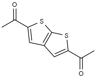 1,1'-(thieno[2,3-b]thiophene-2,5-diyl)bis(ethan-1-one) Structure