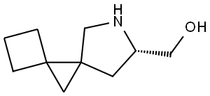 ((8S)-7-Azadispiro[3.0.45.14]decan-8-yl)methanol Struktur