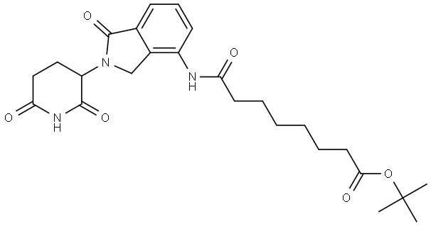 Lenalidomide-CO-C6-COO(t-Bu) Structure