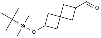 6-((tert-butyldimethylsilyl)oxy)spiro [3.3] heptane-2-carbaldehyde 结构式