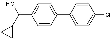 (4'-chloro-[1,1'-biphenyl]-4-yl)(cyclopropyl)methanol,3002425-73-9,结构式